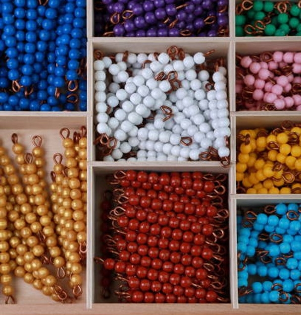 Perles Montessori pour mathématiques