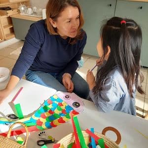 école Montessori atelier mercredi enseignant anglais